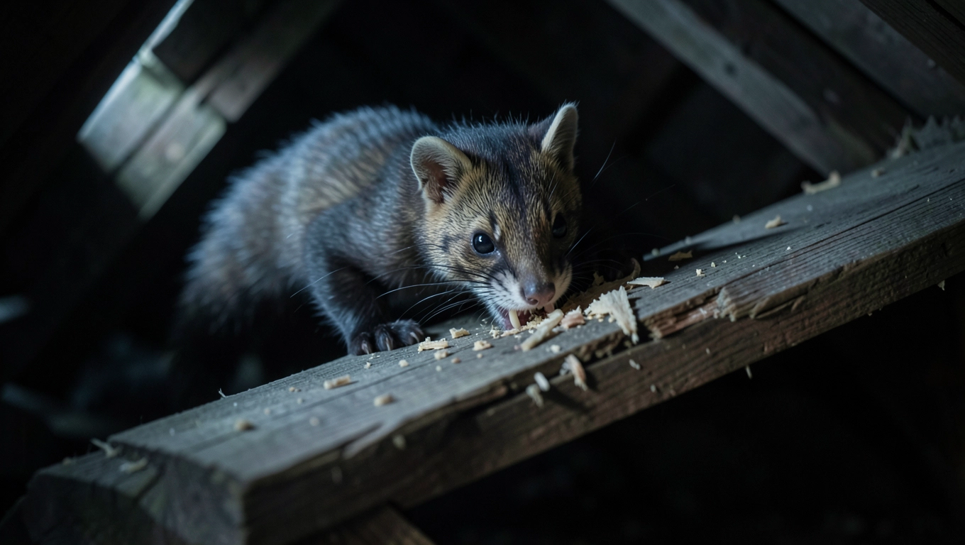 czy kuna przegryzie deskę