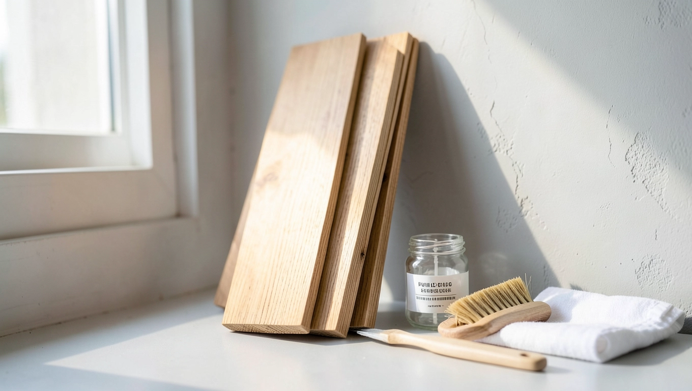 czym przykleić deski do ściany