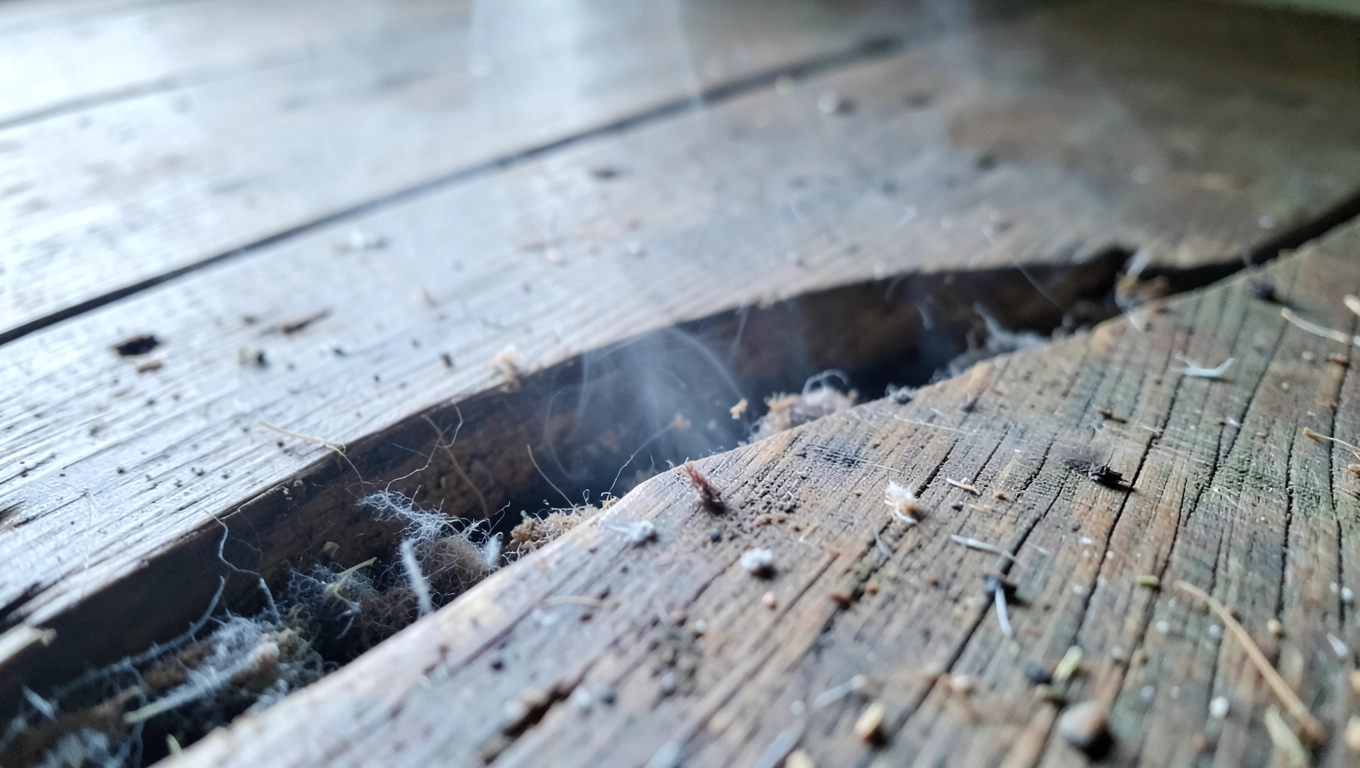 czym wypełnić szpary między deskami w podłodze