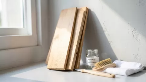 czym przykleić deski do ściany