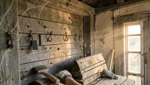 jak odnowić stare deski ze stodoły