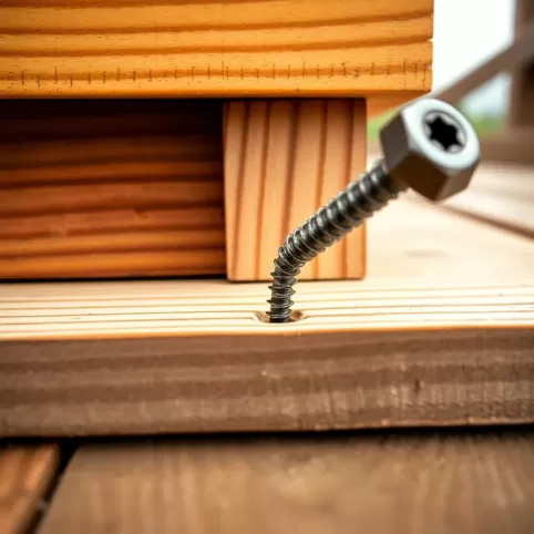 jak przykręcać deski tarasowe